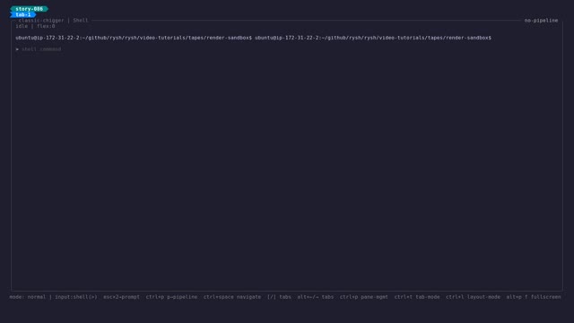Loading & Running Pipelines (##pipe) preview