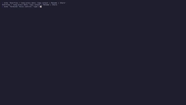 Overflow Menu & Pane Actions preview