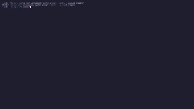 Chatbot Widget & Connections preview
